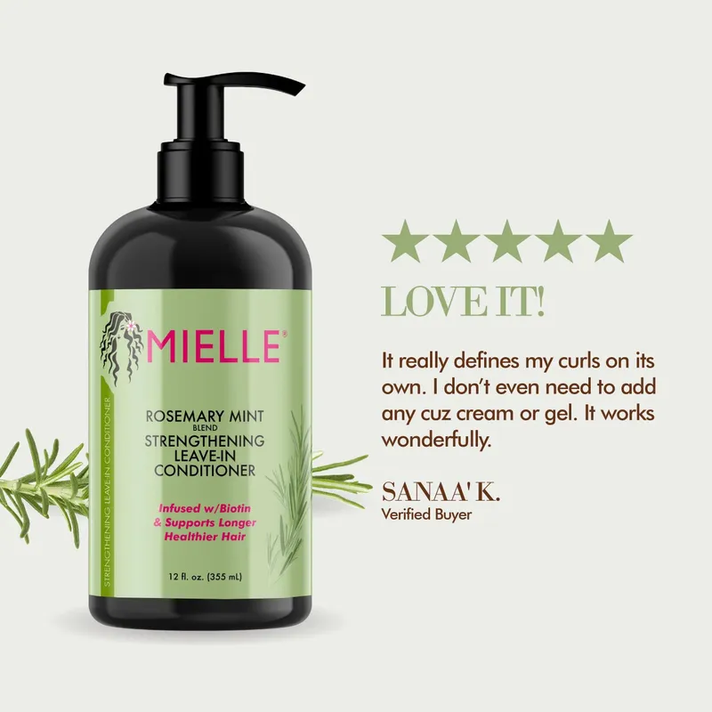 Mielle Rosemary Mint Strengthening Leave- In Conditioner