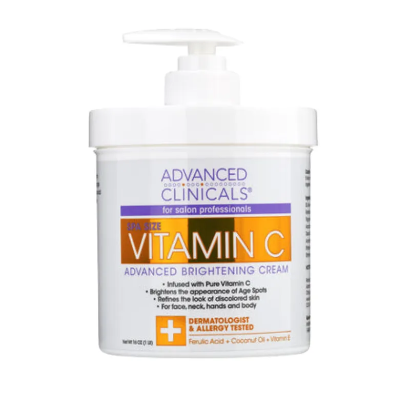 ADVANCED CLINICALS VITAMIN C BODY CREAM 454G